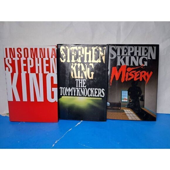Stephen King HC Book Lot of 3-All First Editions Misery Insomnia TommyKnockers - Picture 1 of 7